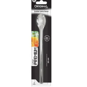 Colher 20cm Para Suco Premium