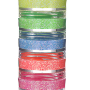 Glitter Facial Iridescente 5 Unid. Neon Ref.2701
